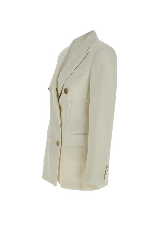 25SS 막스마라 스튜디오 수트 자켓 2516041071600 010 White - MAX MARA STUDIO