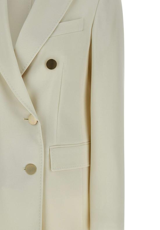 25SS 막스마라 스튜디오 수트 자켓 2516041071600 010 White - MAX MARA STUDIO