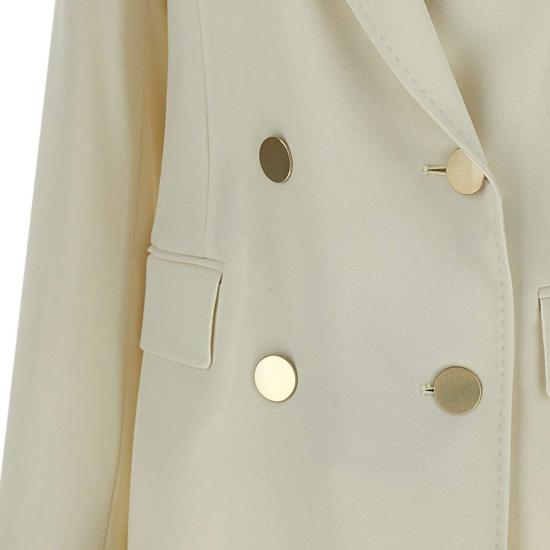 25SS 막스마라 스튜디오 수트 자켓 2516041071600 010 White - MAX MARA STUDIO