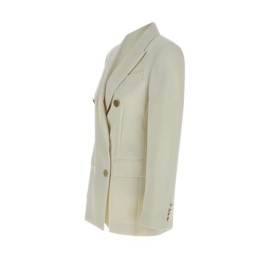 25SS 막스마라 스튜디오 수트 자켓 2516041071600 010 White - MAX MARA STUDIO