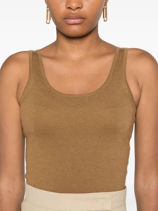  막스마라 민소매 티셔츠 2421366272 camel - MAX MARA