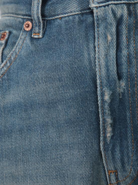 26SS MM6 메종마르지엘라 디스트레스드 와이드 데님 팬츠 S52LA0238 M30017 994 Blue - MM6 MAISON MARGIELA
