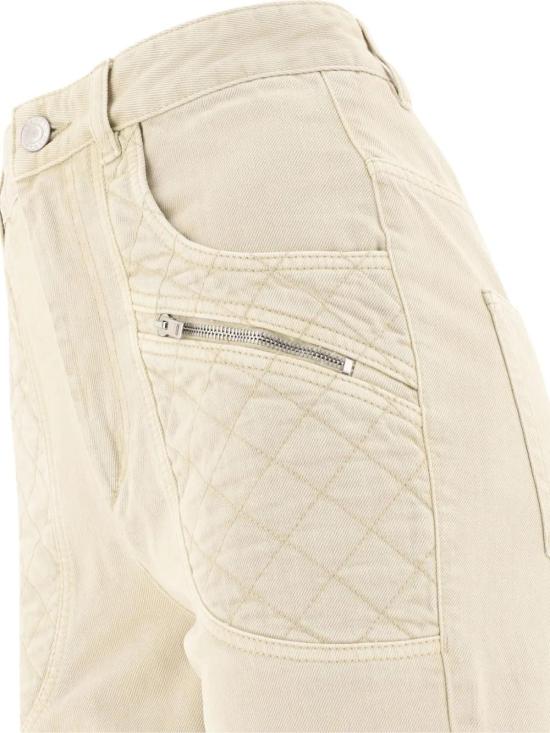  이자벨마랑 데님 팬츠 PA0411FAB3H02I beige - ISABEL MARANT