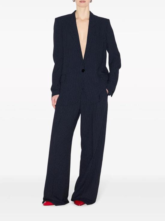  이자벨마랑 수트 자켓 VE0368FAB3F01I navy - ISABEL MARANT