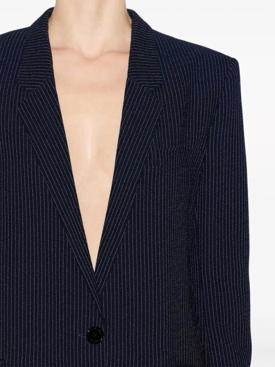  이자벨마랑 수트 자켓 VE0368FAB3F01I navy - ISABEL MARANT