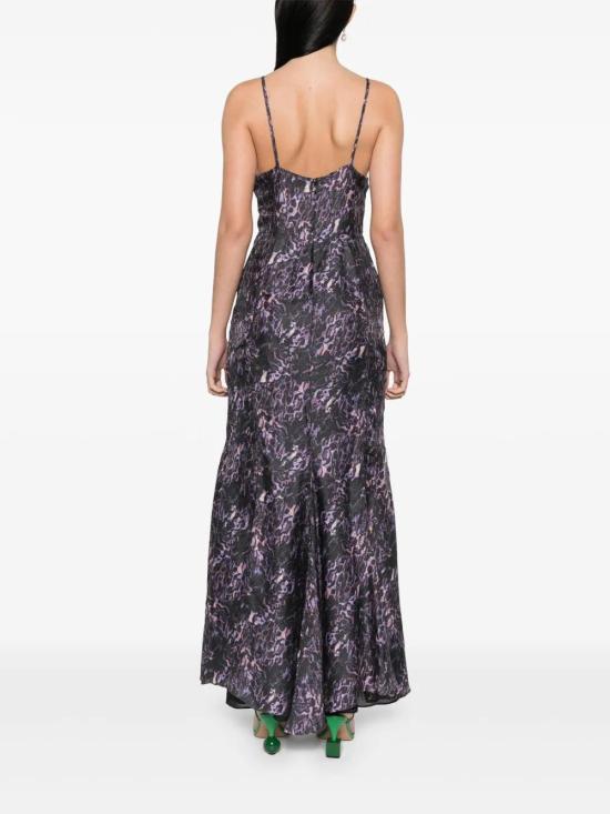  이자벨마랑 미디 원피스 RO0575FAB3J05I dark purple - ISABEL MARANT