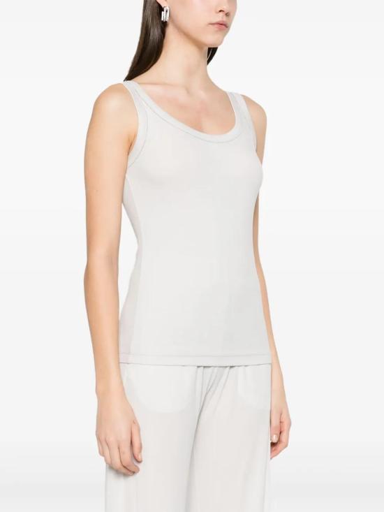  파비아나 필리피 민소매 티셔츠 JED265F150L1800000 grey - FABIANA FILIPPI