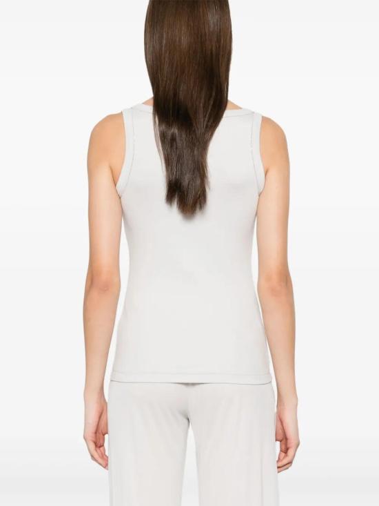  파비아나 필리피 민소매 티셔츠 JED265F150L1800000 grey - FABIANA FILIPPI