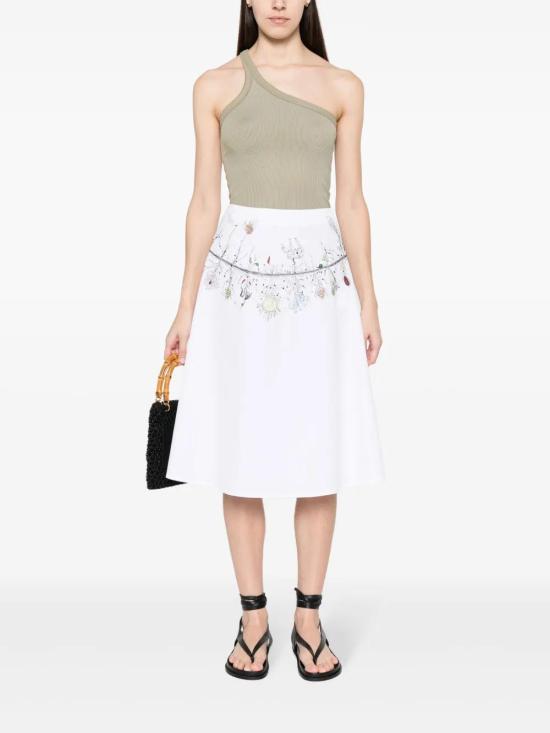  파비아나 필리피 숏 스커트 GND274F701H4720000 white - FABIANA FILIPPI