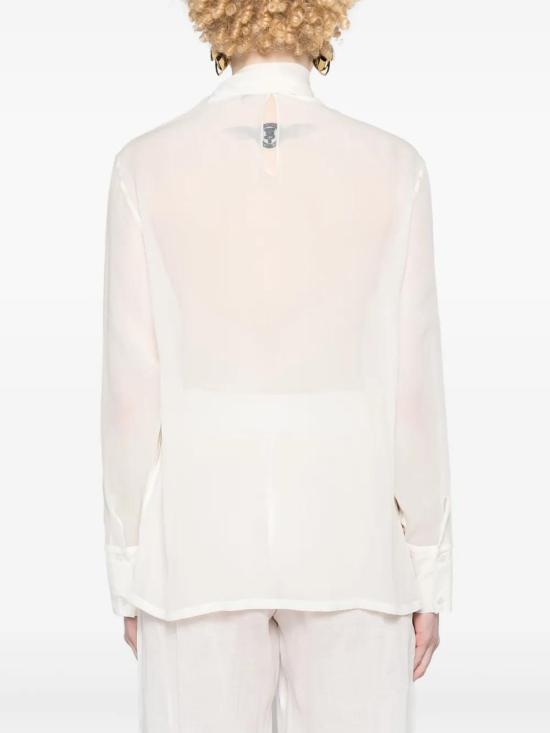  파비아나 필리피 블라우스 TPD274F220D6710000 white - FABIANA FILIPPI