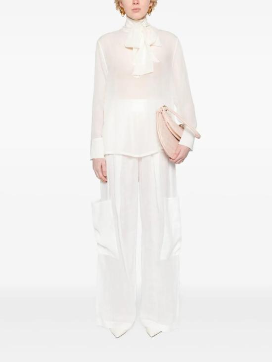  파비아나 필리피 블라우스 TPD274F220D6710000 white - FABIANA FILIPPI