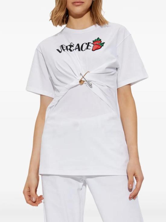  베르사체 반팔 티셔츠 10189711A13614 white - VERSACE