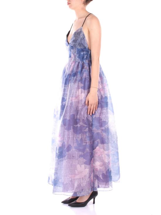 25SS 엠포리오 아르마니 롱 원피스 EW001537TE13527 P4004 MultiColour - EMPORIO ARMANI