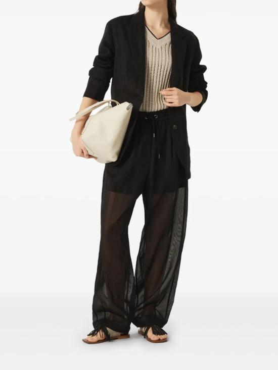  브루넬로 쿠치넬리 민소매 티셔츠 MSB582002C9731 beige - BRUNELLO CUCINELLI