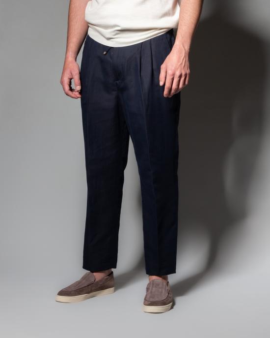 25SS 브루넬로 쿠치넬리 스트레이트 팬츠 MH255E1710 C2485 BLU - BRUNELLO CUCINELLI