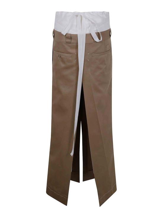  마르지엘라 롱 스커트 S51MI0002S54042096114 Brown - MAISON MARGIELA