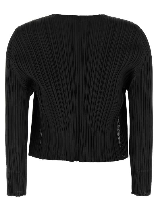 25SS 플리츠플리즈 가디건 PP56JO10615 BLACK DOM - PLEATS PLEASE
