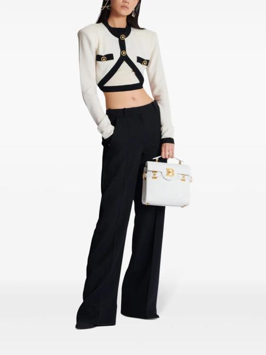  발망 토트백 DN0DB526LPOS white - BALMAIN