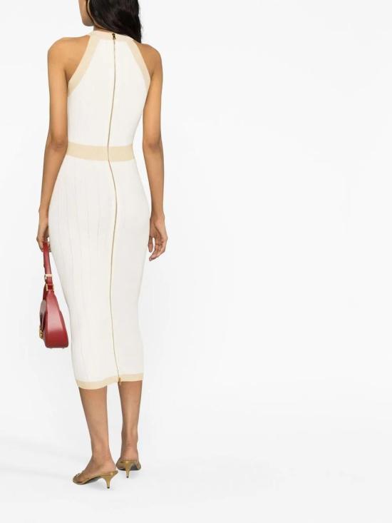  발망 미디 원피스 AF1RI012KD74 - BALMAIN