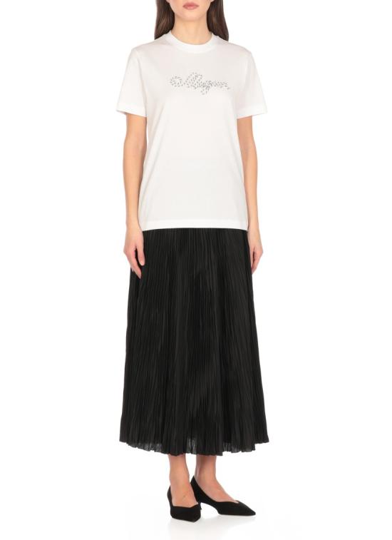 25SS 엠에스지엠 반팔 티셔츠 3841MDM13025709701 WHITE DOM - MSGM