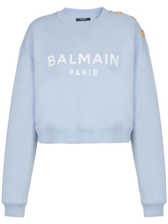  발망 긴팔 티셔츠 EF1JQ002BB02 blue