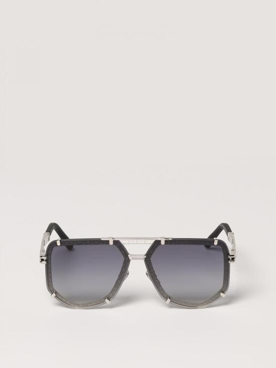 25FW 필립 플레인 선글라스 SPP132 0K07 Black - PHILIPP PLEIN