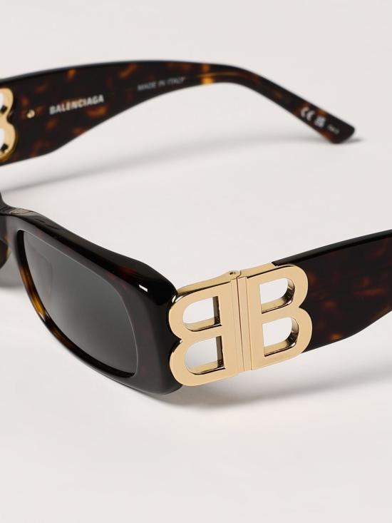 26SS 발렌시아가 선글라스 BB0096S 002 Brown - BALENCIAGA