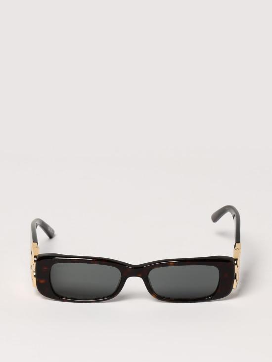 26SS 발렌시아가 선글라스 BB0096S 002 Brown - BALENCIAGA