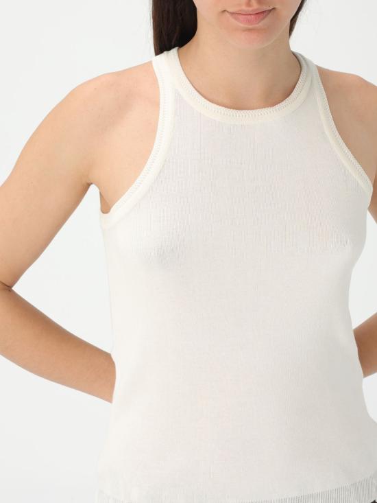 25FW 막스마라 민소매 티셔츠 2511361062600 001 Ivory - MAX MARA