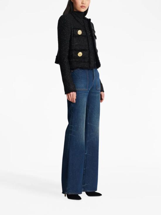  발망 자켓 BF0SK560XF90 black - BALMAIN