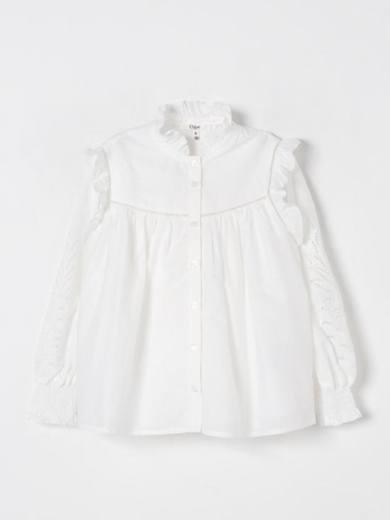 25SS [키즈] 끌로에 셔츠 C20471 117 White