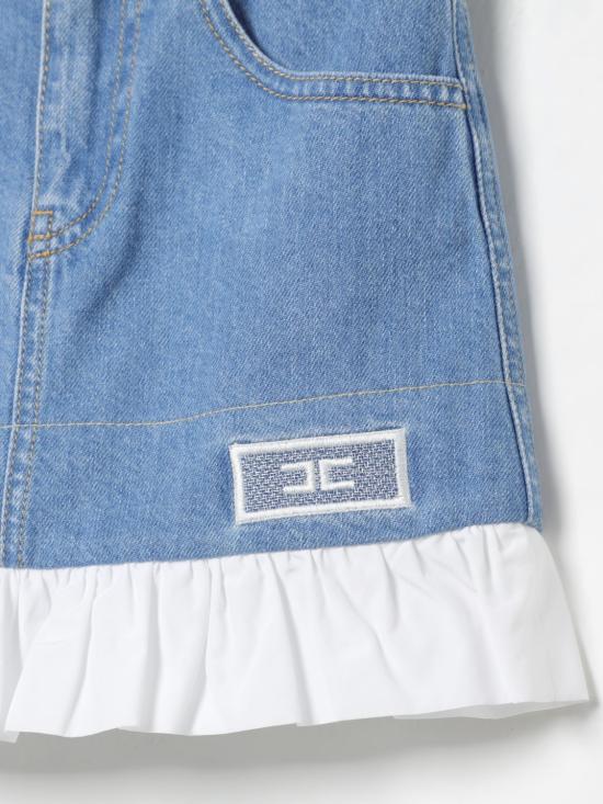 25SS [키즈] 엘리자베타프랜치 스커트 EFGO1830DF011 4099 Denim - ELISABETTA FRANCHI