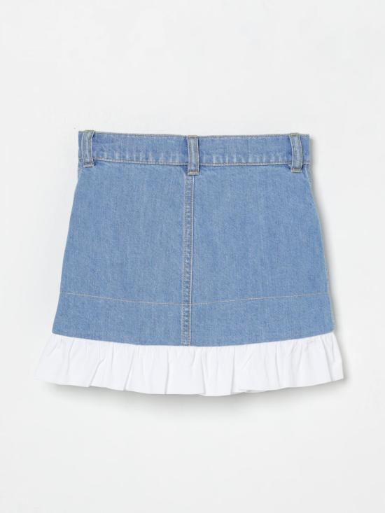 25SS [키즈] 엘리자베타프랜치 스커트 EFGO1830DF011 4099 Denim - ELISABETTA FRANCHI