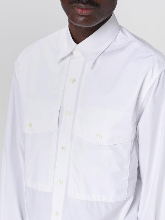 25FW 선플라워 긴팔 셔츠 1252 001 White - SUNFLOWER