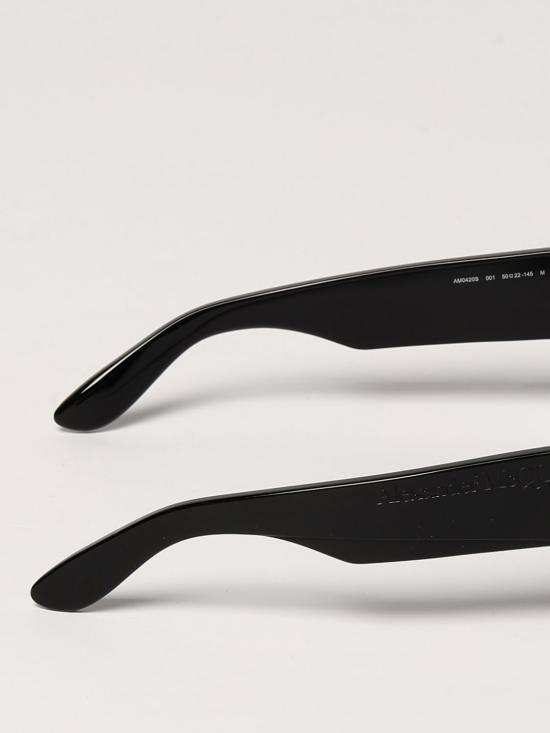 25FW 알렉산더 맥퀸 선글라스 AM0420S 001 Black - ALEXANDER MCQUEEN