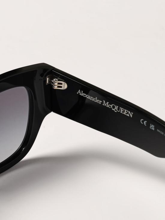 25FW 알렉산더 맥퀸 선글라스 AM0420S 001 Black - ALEXANDER MCQUEEN