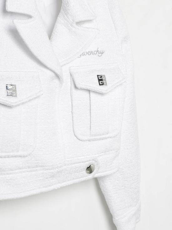 25FW [키즈] 지방시 캐주얼 자켓 H30819 10P White - GIVENCHY