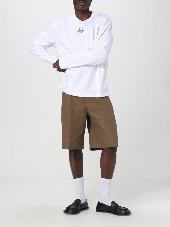 25FW 모스키노 긴팔 티셔츠 12040241 1001 White - MOSCHINO