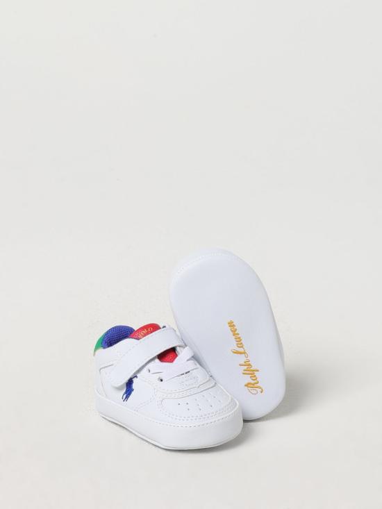 25SS [키즈] 폴로 랄프로렌 스니커즈 RL02367102 White - POLO RALPH LAUREN