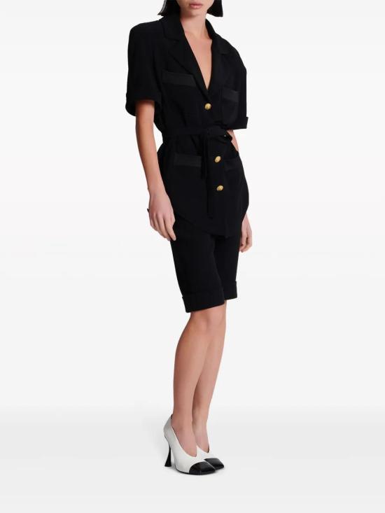  발망 셔츠 CF0HN015VB00 black - BALMAIN