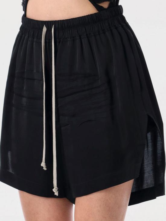 25SS 릭 오웬스 숏팬츠 RO01E7377SCH 09 Black - RICK OWENS