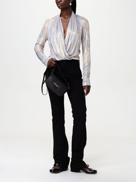 25SS 베르사체 탑 10053211A13546 5E450 Grey - VERSACE