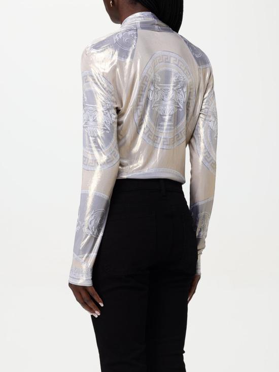 25SS 베르사체 탑 10053211A13546 5E450 Grey - VERSACE