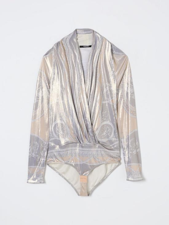 25SS 베르사체 탑 10053211A13546 5E450 Grey - VERSACE