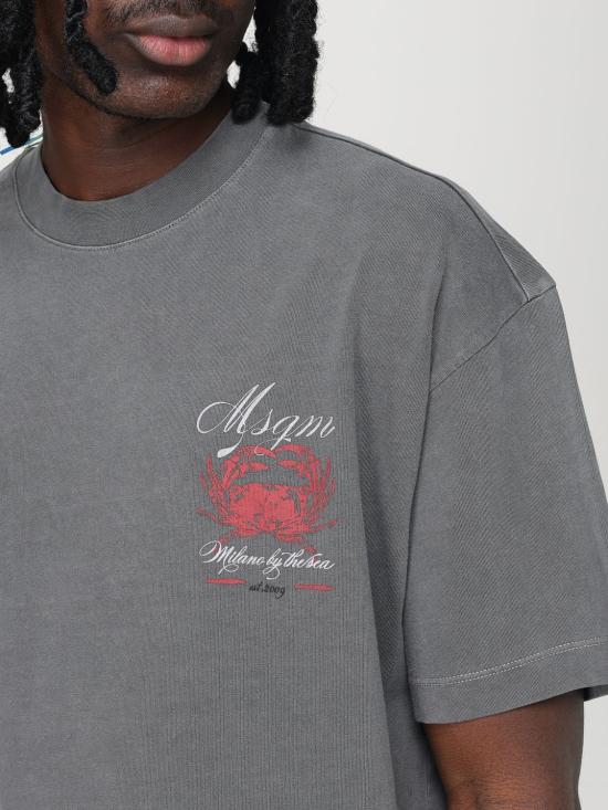 25SS 엠에스지엠 반팔 티셔츠 3840MM107257098 98 Charcoal - MSGM