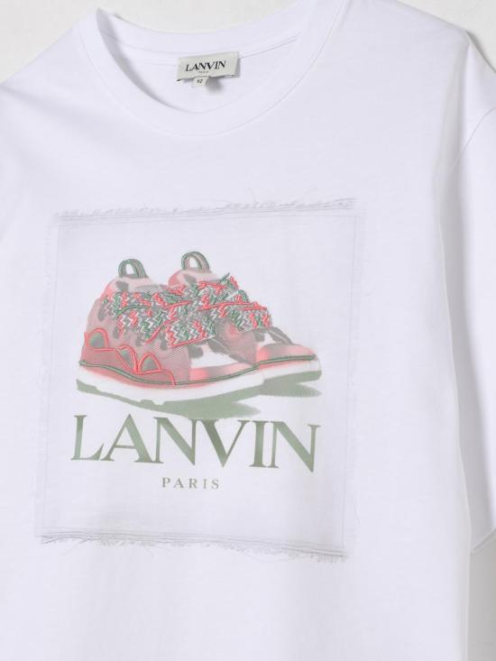 25FW [키즈] 랑방 티셔츠 N30194 10P White - LANVIN