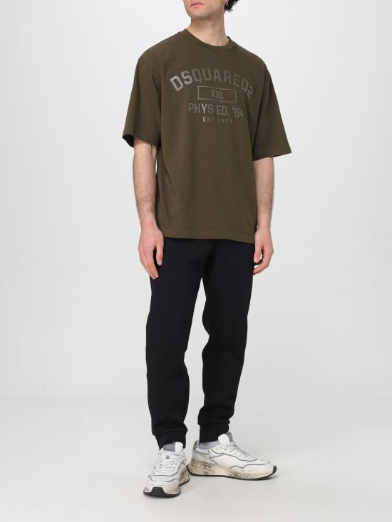 25FW 디스퀘어드2 반팔 티셔츠 S74GD1413D20033 728 Brown - DSQUARED2