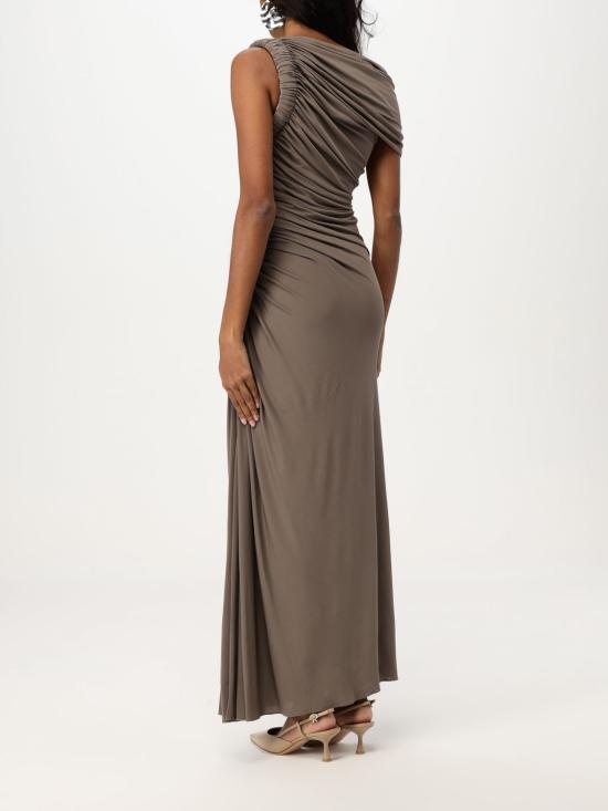 25SS 알라이아 롱 원피스 AA9R1408J050A 755 Grey - ALAIA