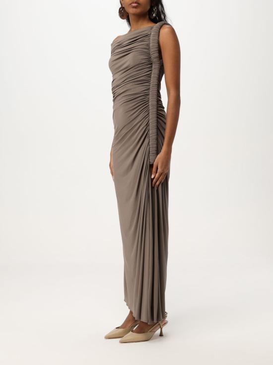 25SS 알라이아 롱 원피스 AA9R1408J050A 755 Grey - ALAIA