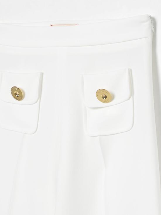 25SS [키즈] 엘리자베타프랜치 스트레이트 팬츠 EFPA284GA085 0000 Yellow Cream - ELISABETTA FRANCHI